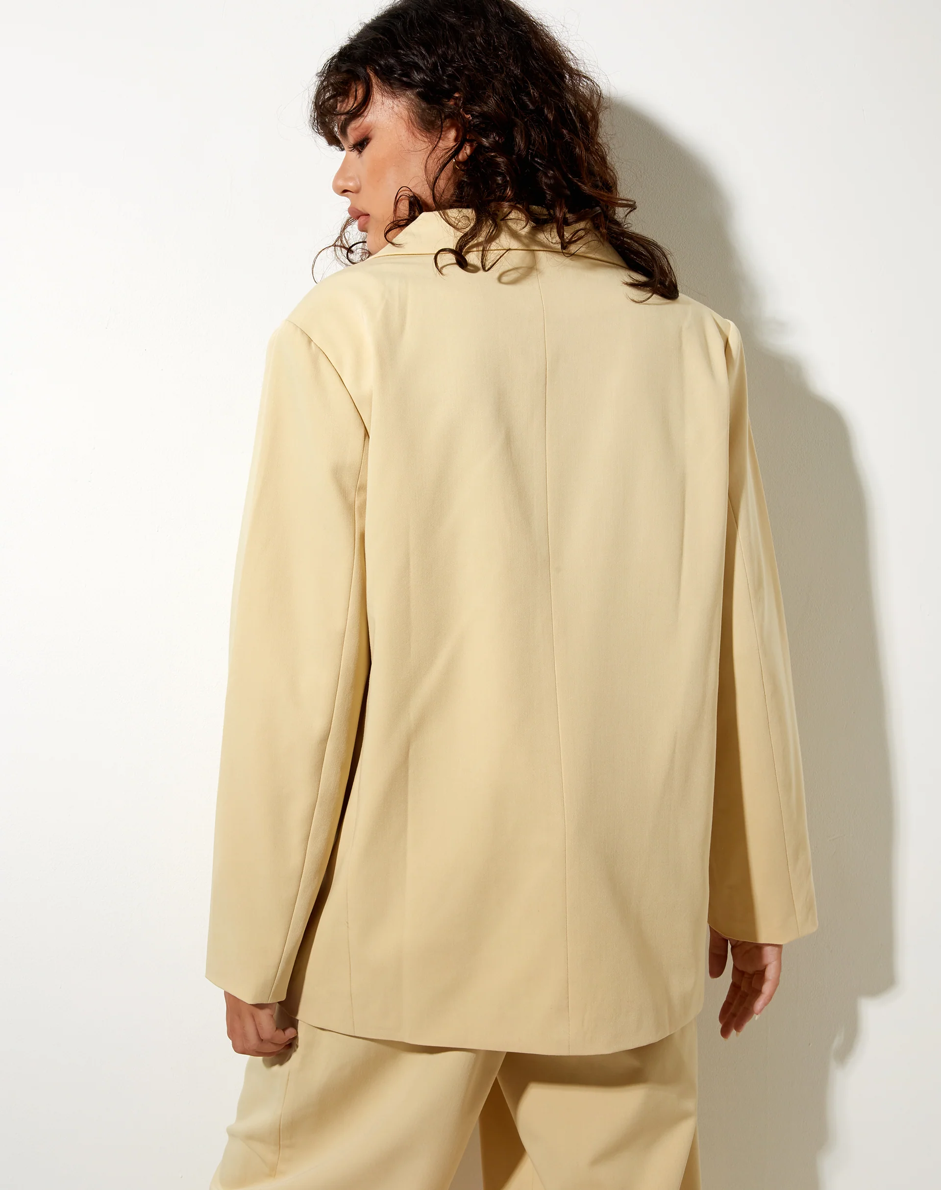 Maiwa Blazer in Buttercream - Image 2