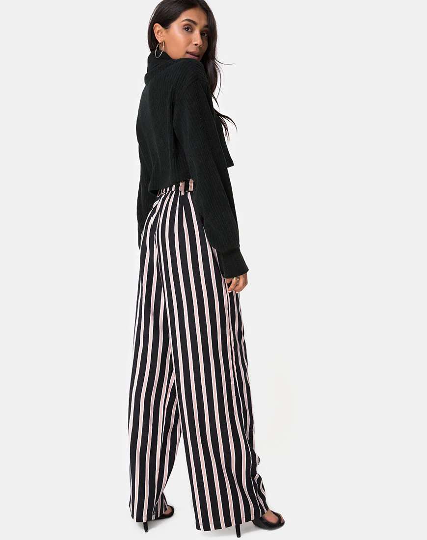 Majustie Trouser in Formal Stripe - Image 4