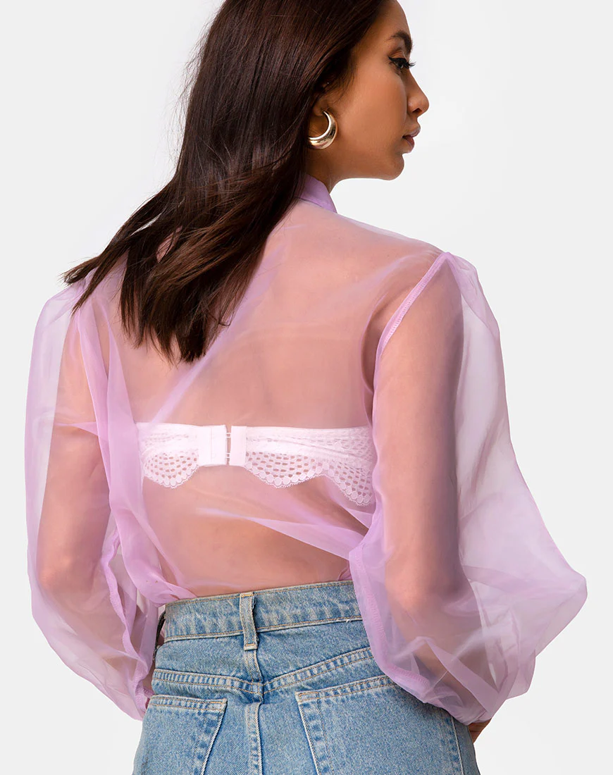 Makiza Top in Lilac - Image 2
