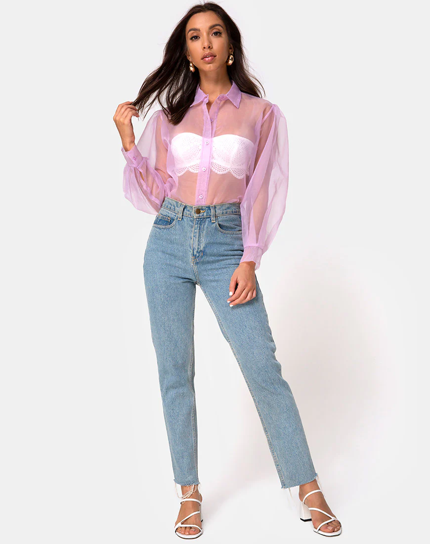 Makiza Top in Lilac - Image 3