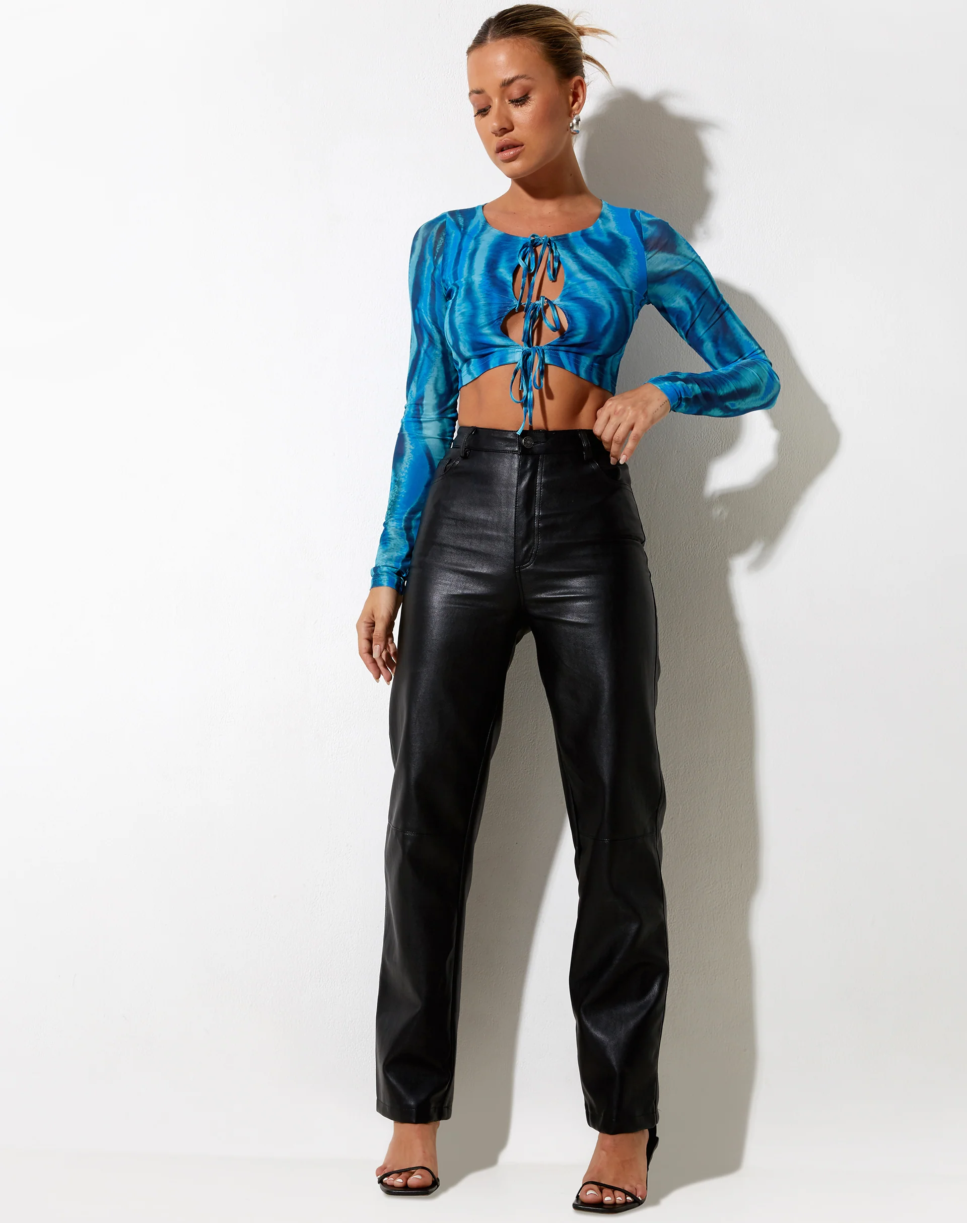 Meliah Long Sleeve Top in Tropical Rave - Image 3