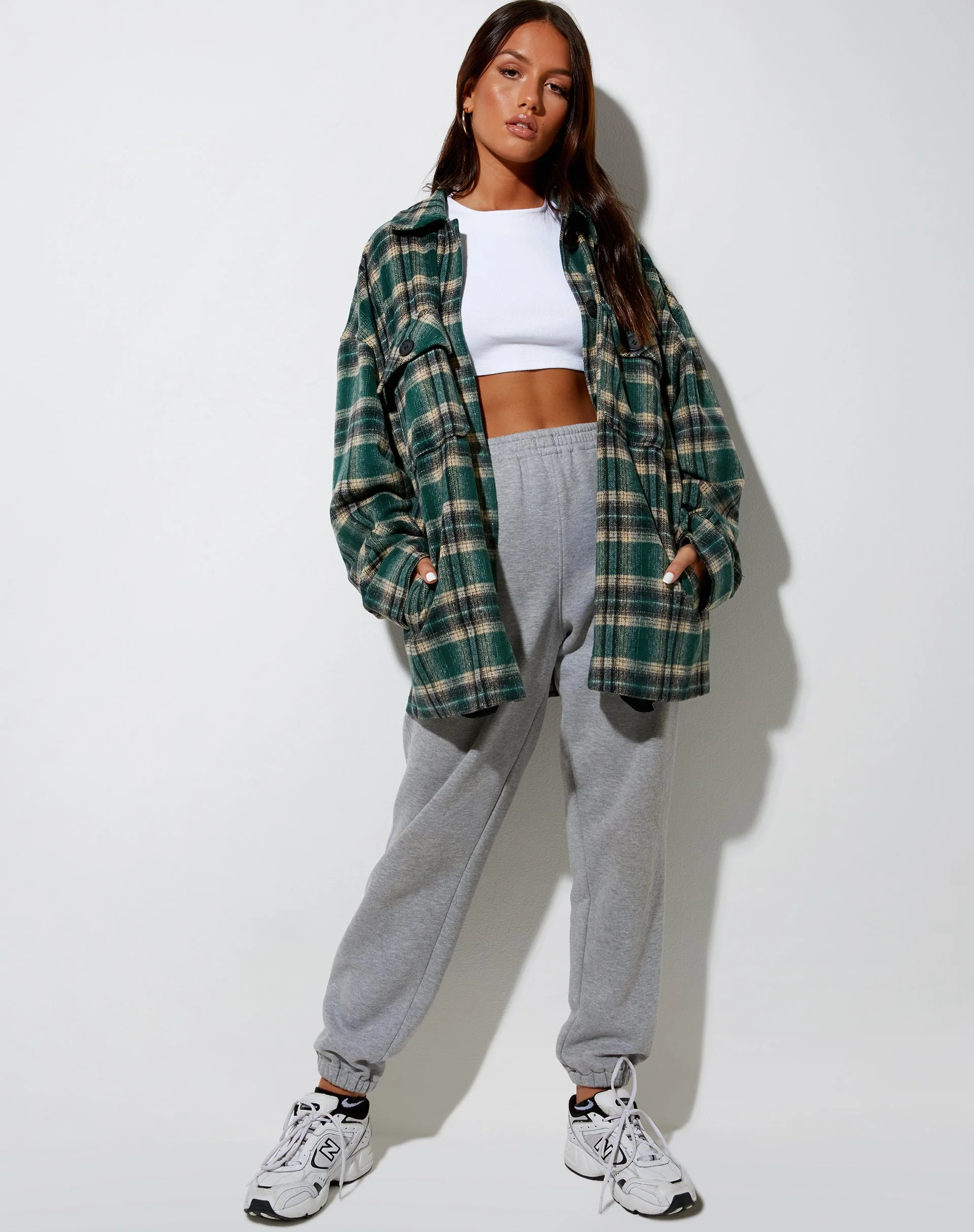 Marcel Shirt in Check Green Black - Image 3