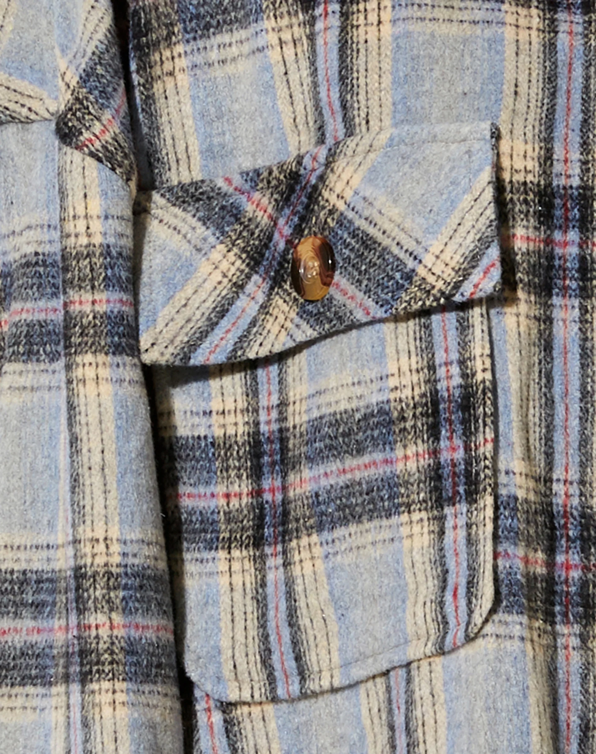 Marcel Shirt in Check Light Blue White Black - Image 5