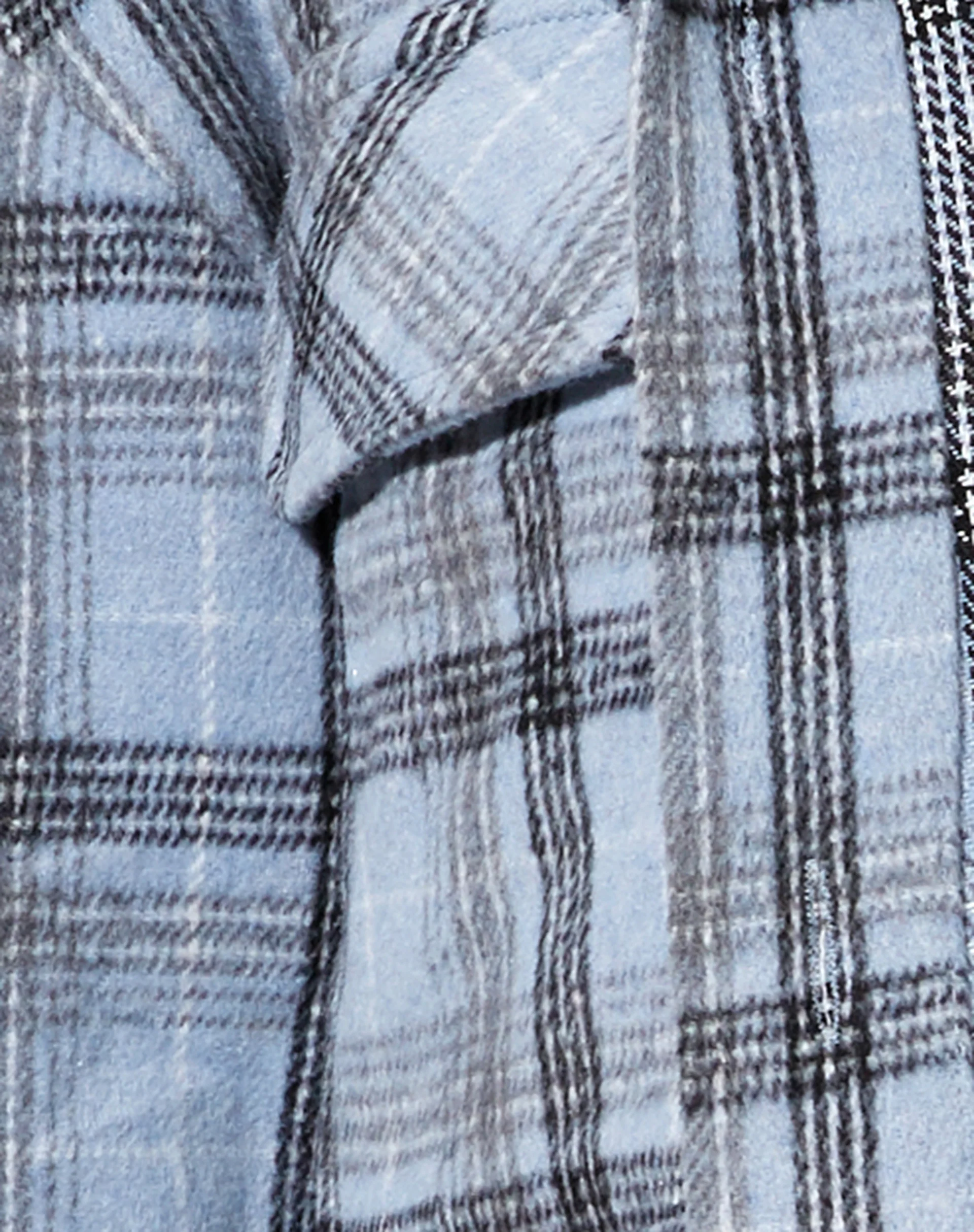 Marcella Shirt in Blue and Black Check - Image 7
