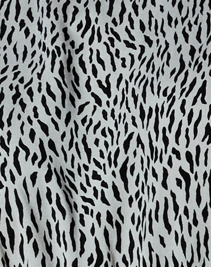 Mareta Tea Dress in Mini Jaguar - Image 5