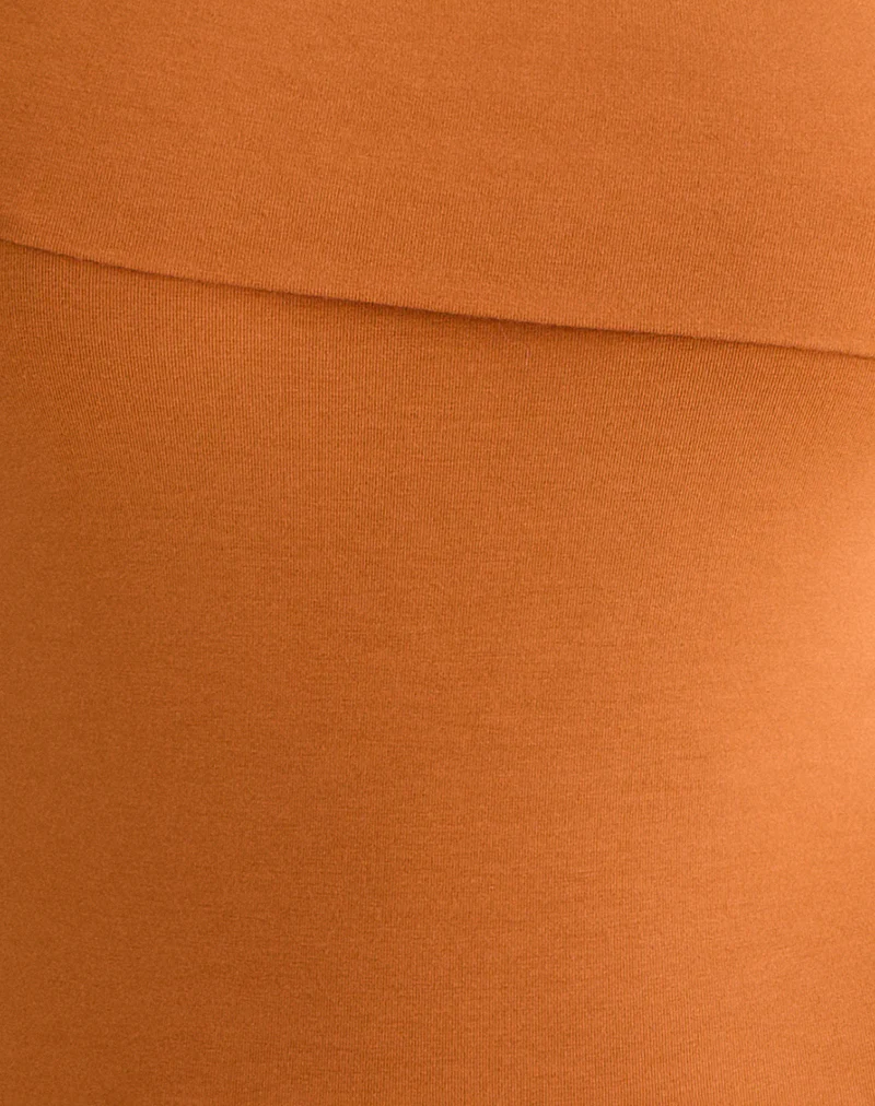 Marga One Shoulder Top in Sunset Orange - Image 6