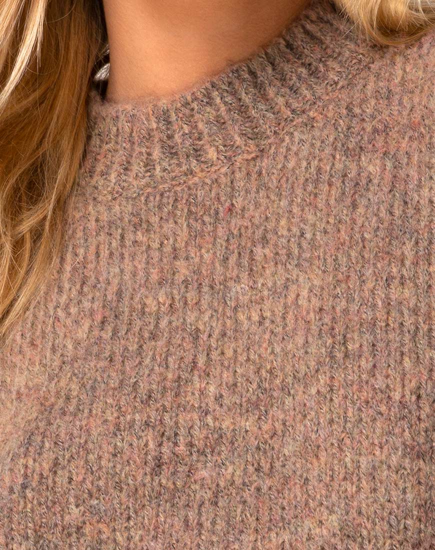 Margo Jumper in Knit Tan - Image 5