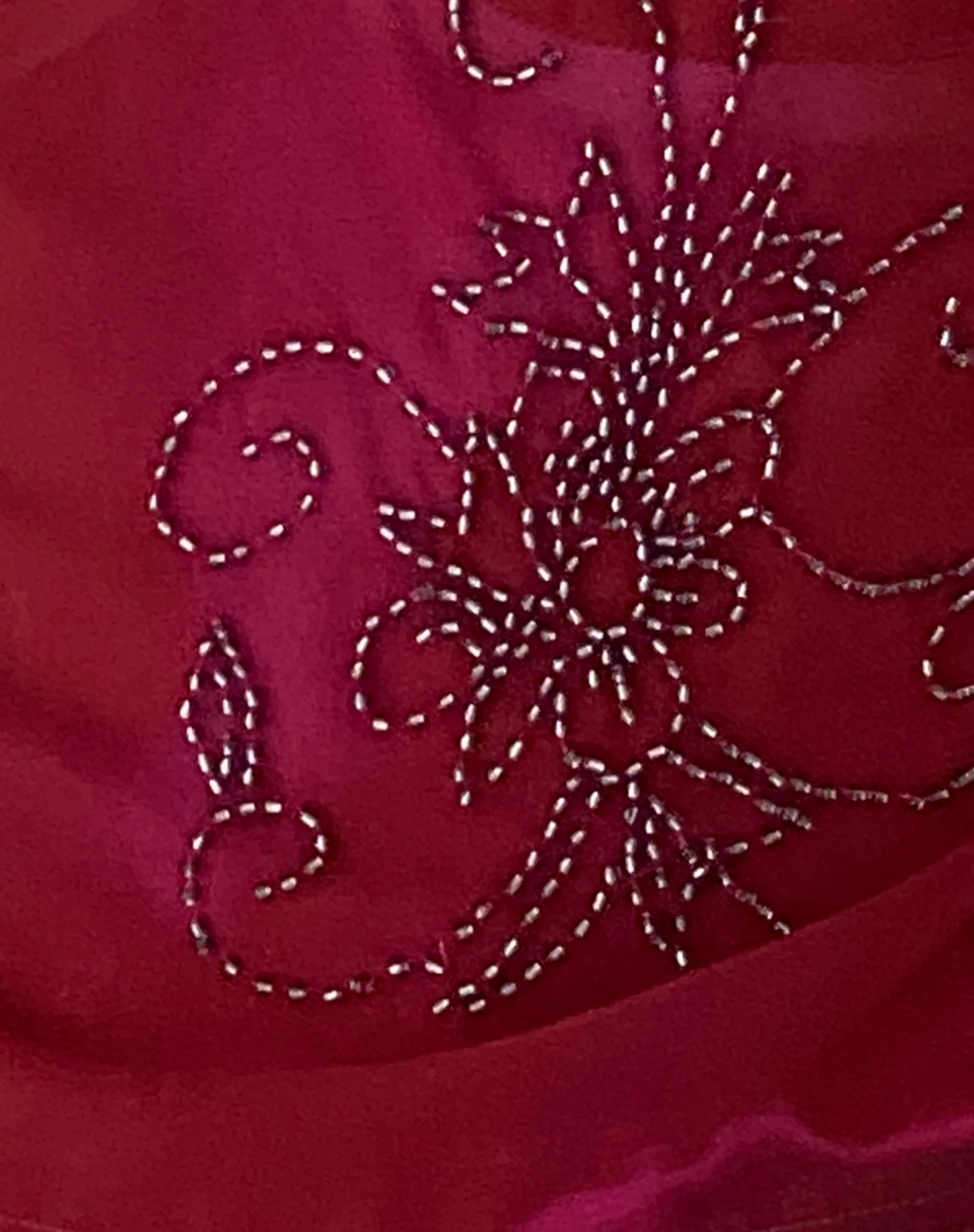Marian Cami Top in Plum Watercolour - Image 6