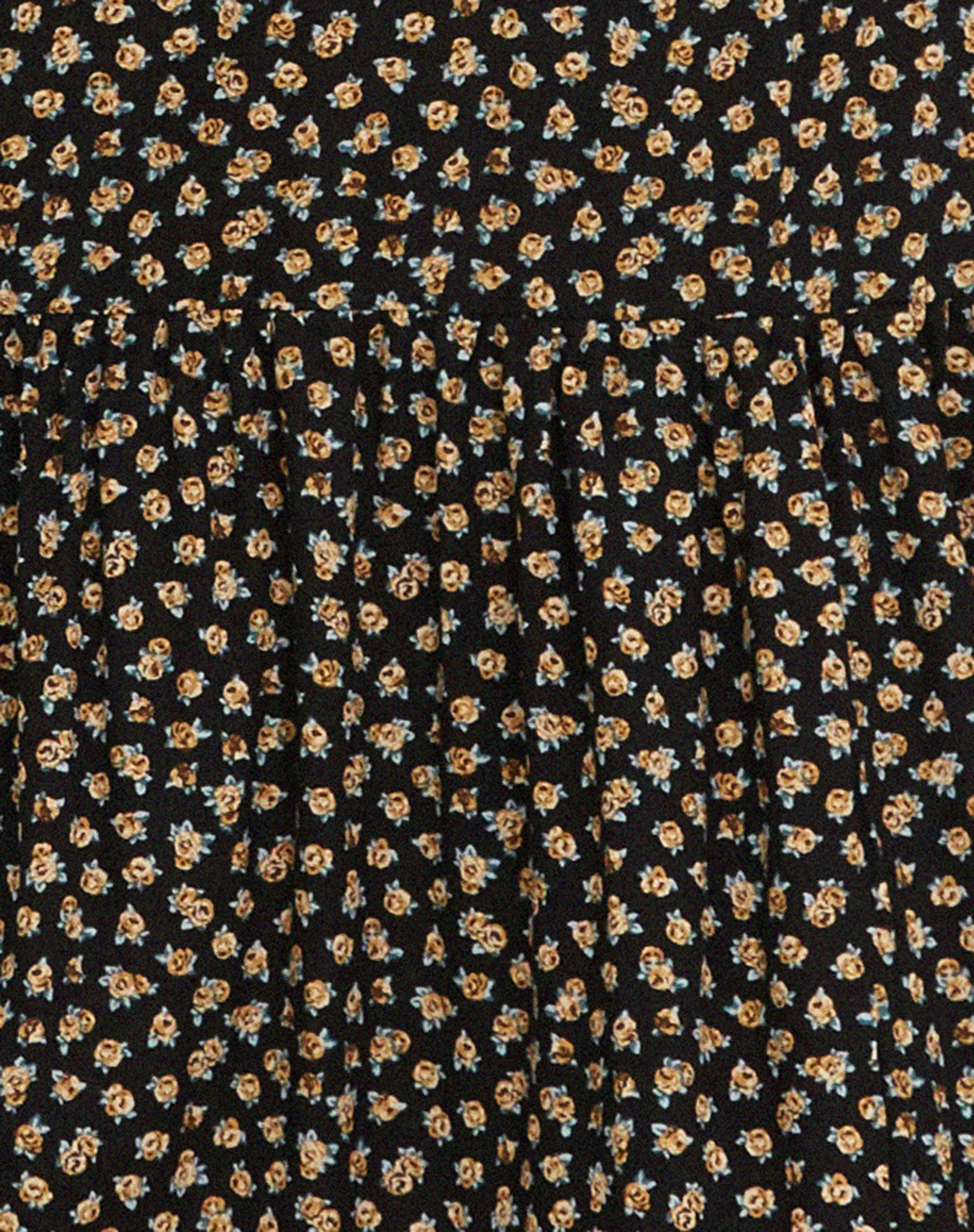 Marisol Maxi Dress in Ditsy Floral Bronze - Image 5