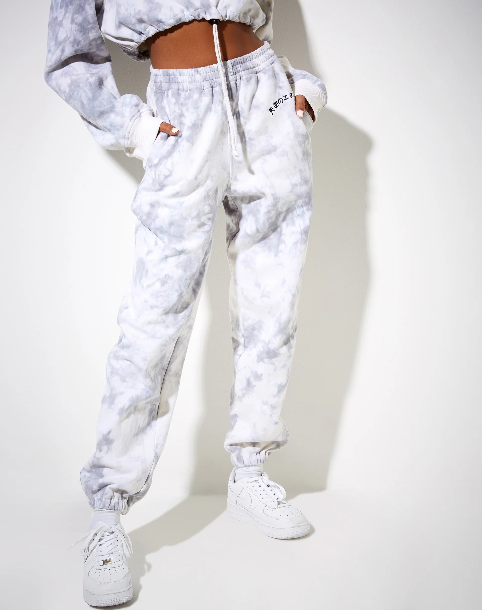 Markey Jumper in Grey Tie Dye Angel Energy Embro - Image 5
