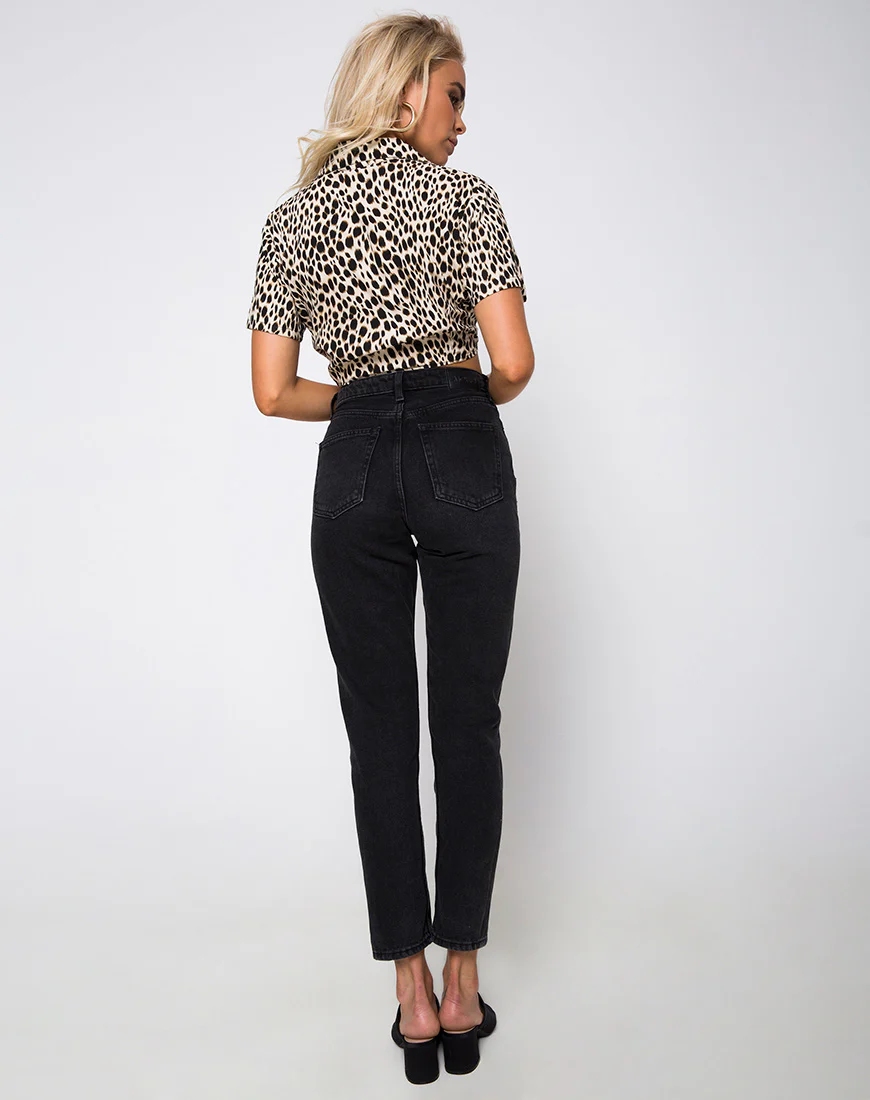 Marleigh Crop Top in Cheetah - Image 4
