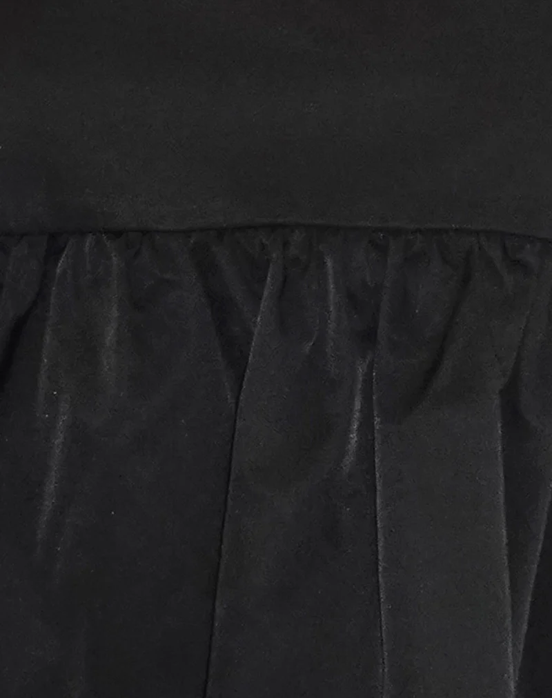 Marona Mini Dress in Black - Image 6