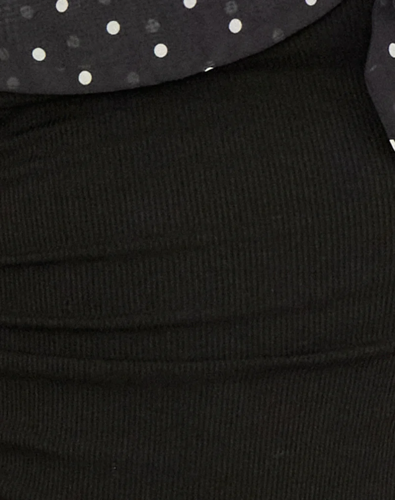 Marvie Top in Basic Polka Black - Image 6