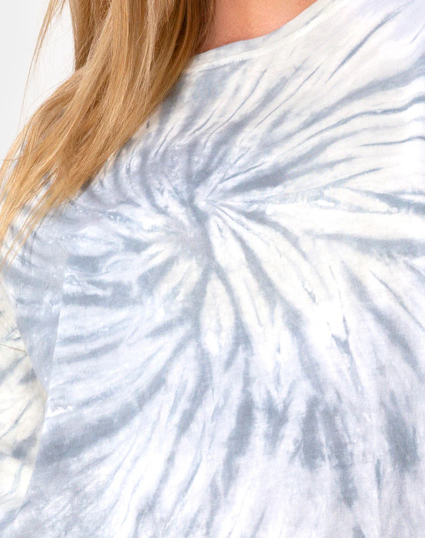 Maxi Tee in Grey Tie Dye - Image 6