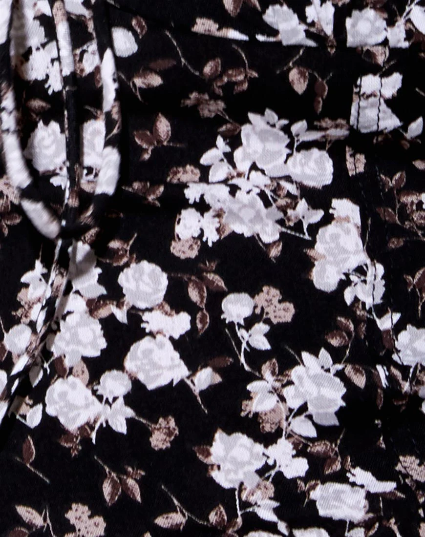Mazu Top in Dark Wild Flower - Image 6