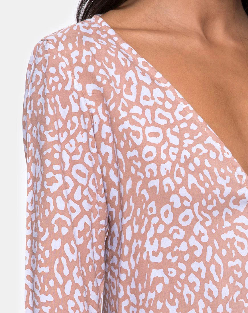 Merida Blouse in Leopard Spot - Image 5
