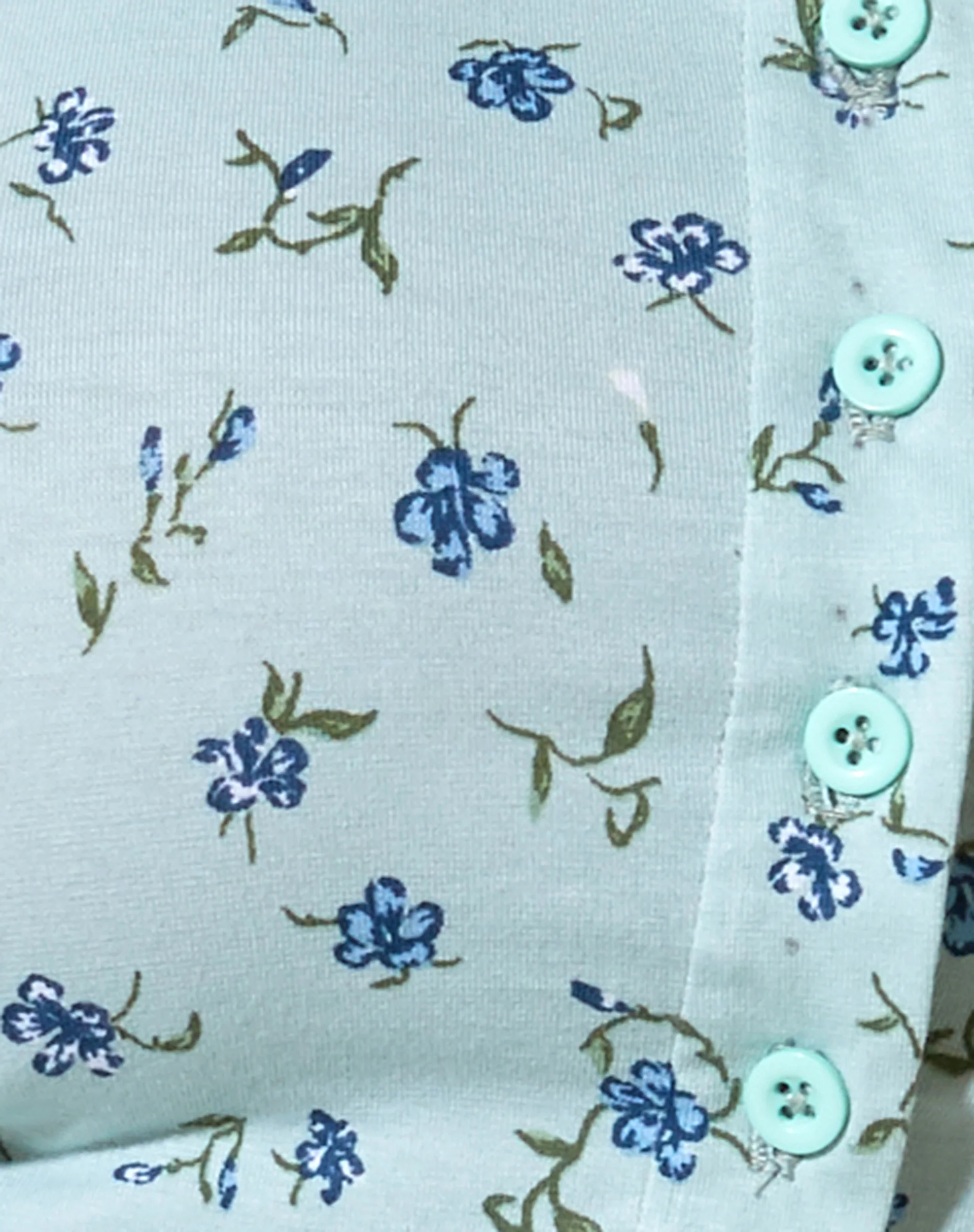 Mieye Crop Top in Pretty Petal Green - Image 6
