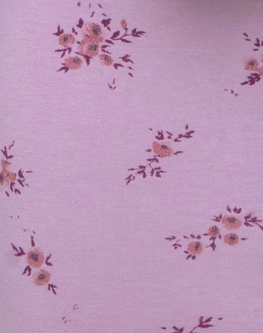 Migare Bodycon Dress in Forget Me Not Lilac - Image 5