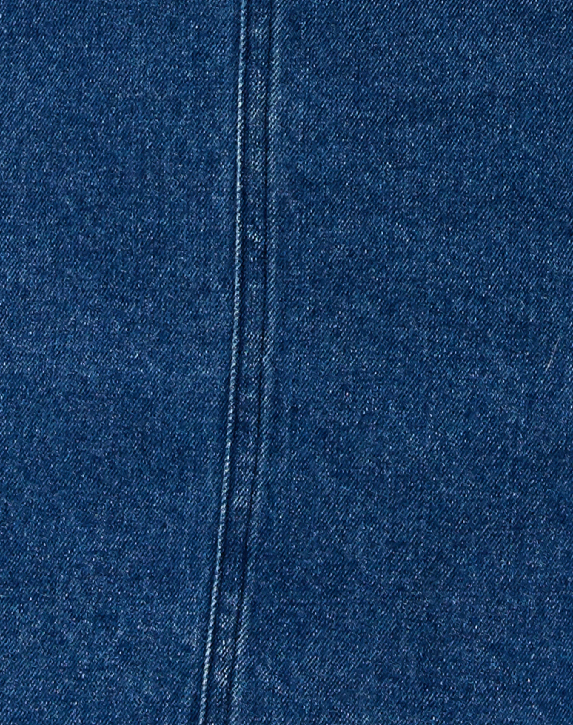 Milana Kilt Skirt in Denim Blue - Image 5
