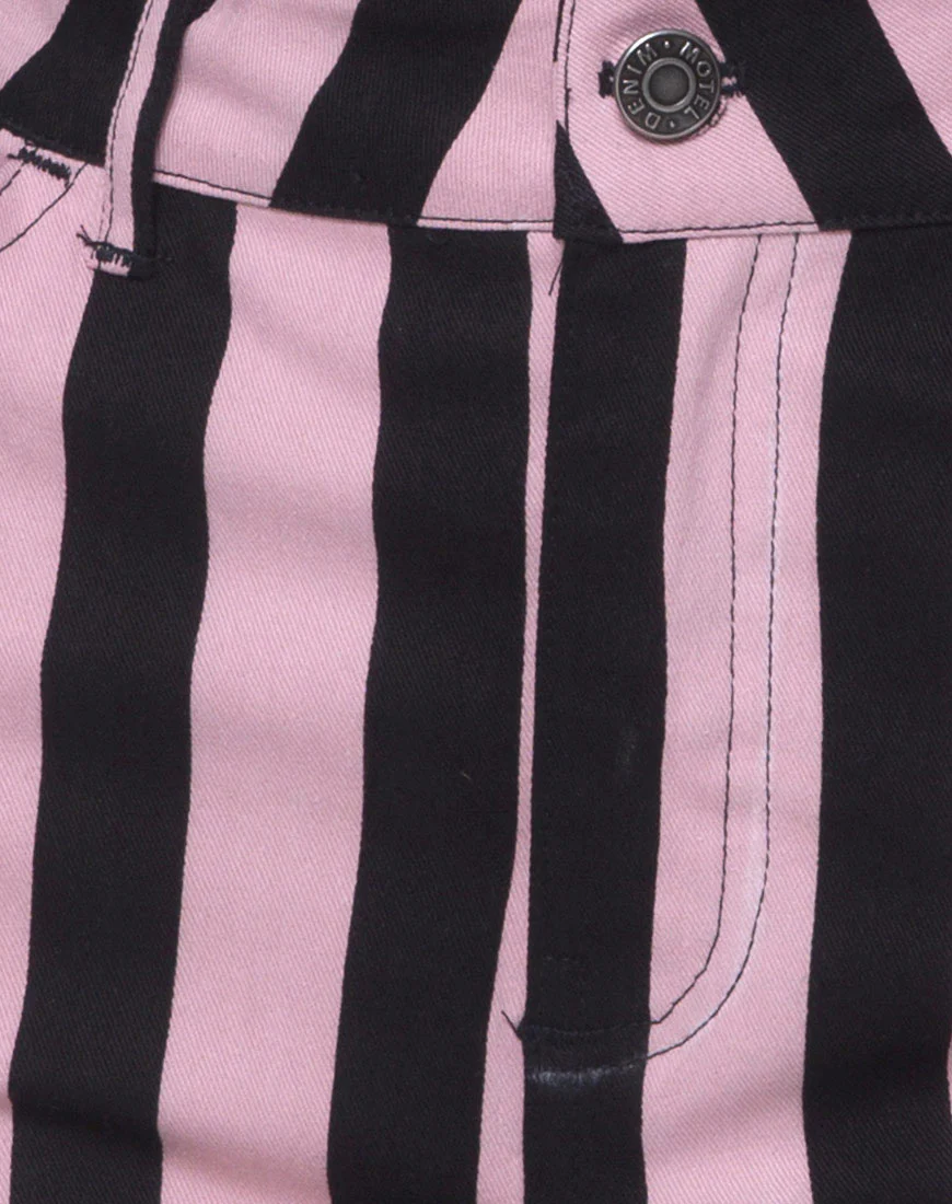 Mini Broomy Skirt in Campbell Stripe - Image 5