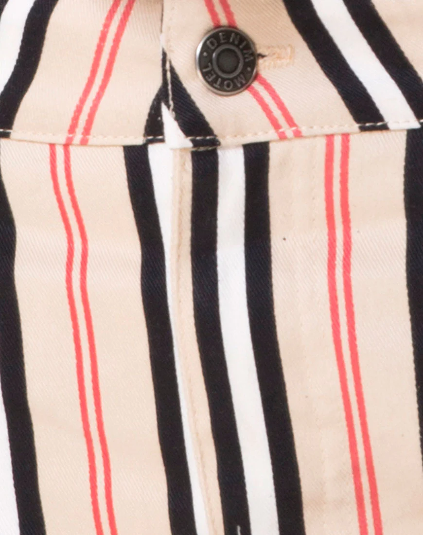 Mini Broomy Skirt in Classic Stripe Vertical - Image 5