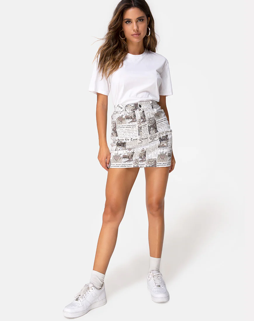 Mini Broomy Skirt in Tarot - Image 3