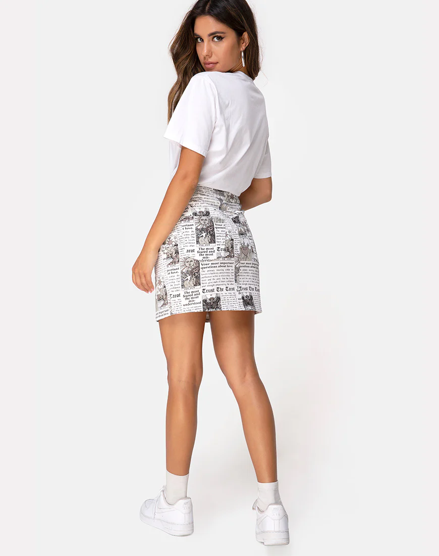 Mini Broomy Skirt in Tarot - Image 4
