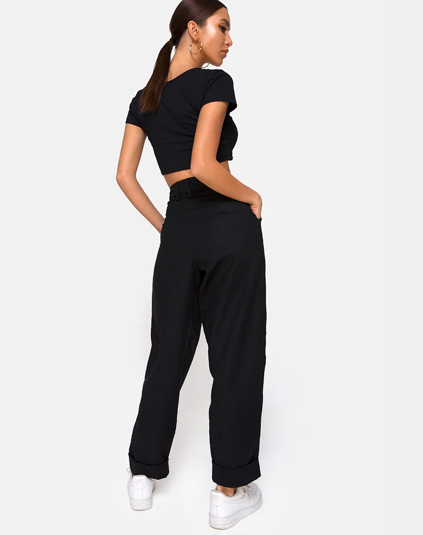 Misca Trouser in Black - Image 4