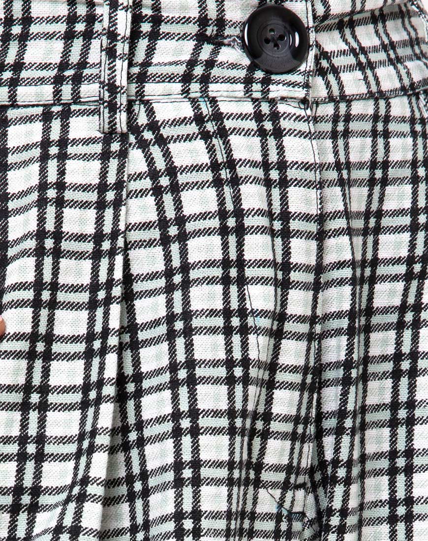 Misca Trouser in Brandy Check Foam - Image 6