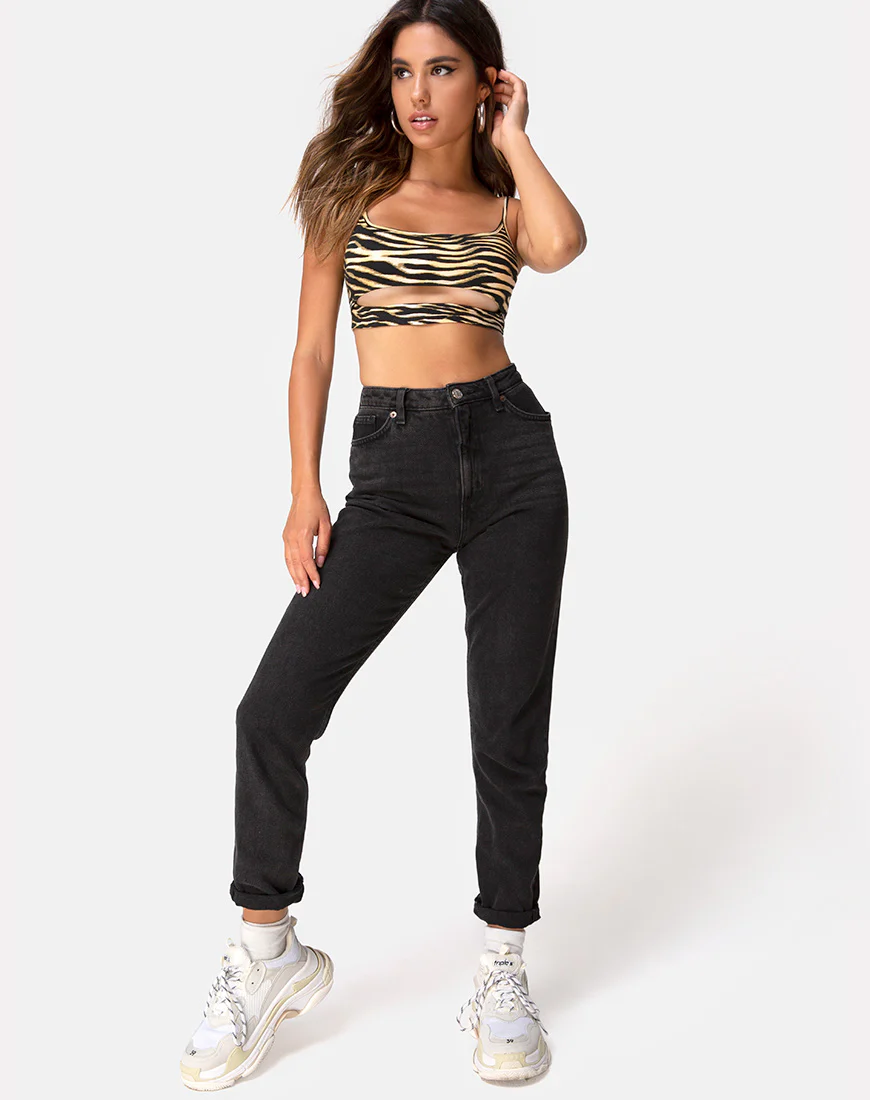 Mizda Top in Tiger - Image 3