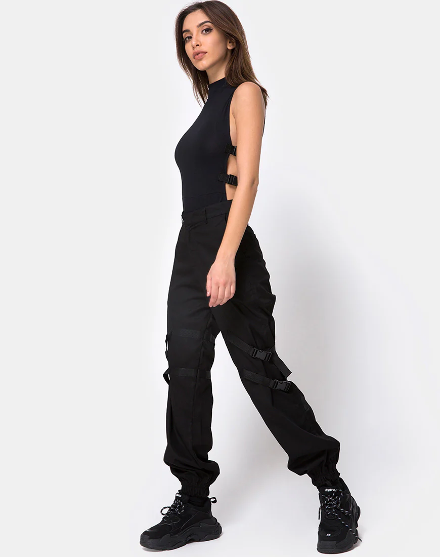 Mocsa Bodice in Black Buckle - Image 3