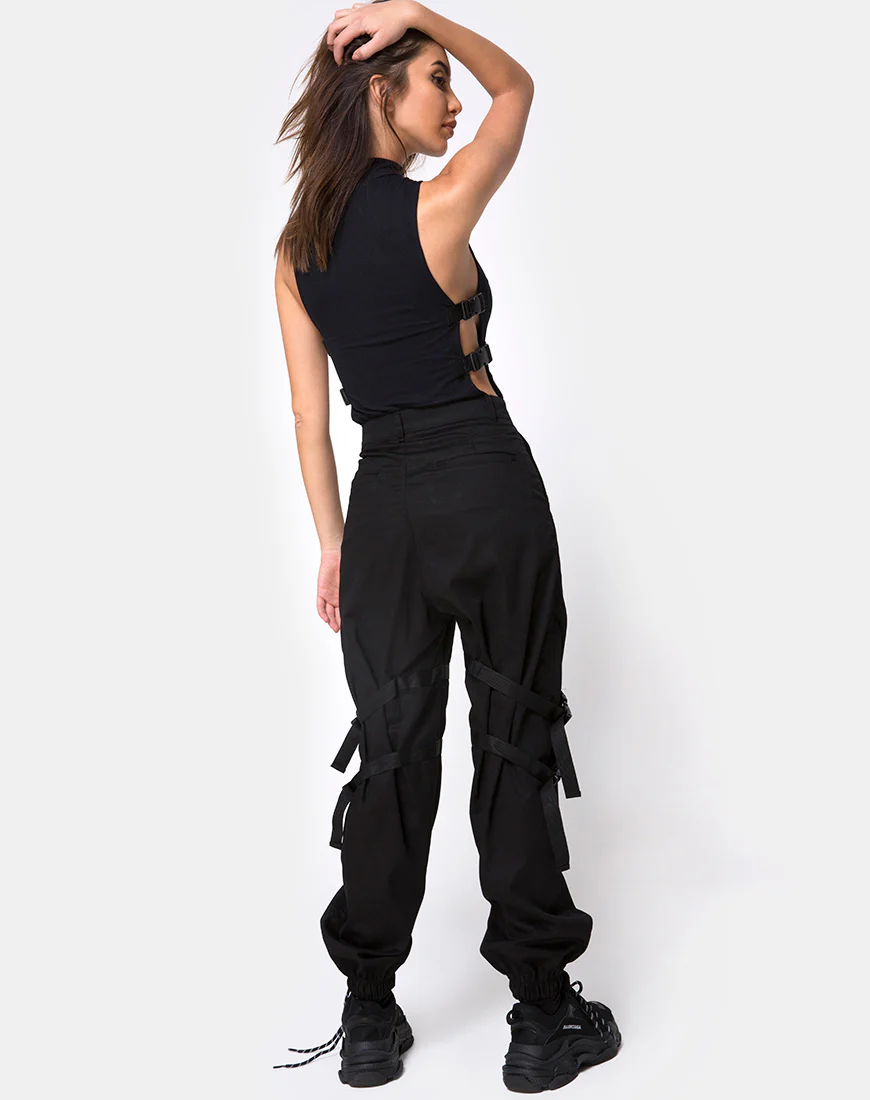 Mocsa Bodice in Black Buckle - Image 4