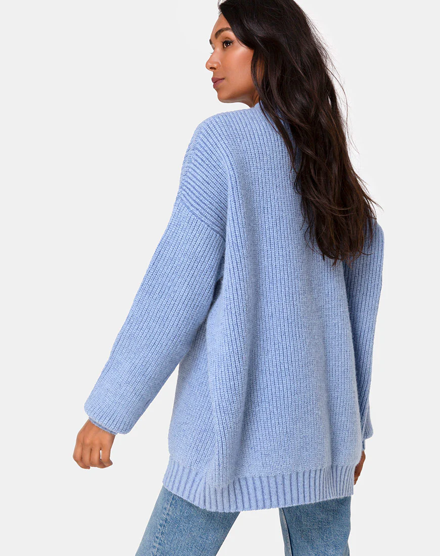 Mody Jumper in Blue Rib - Image 2