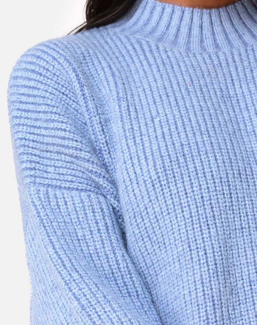 Mody Jumper in Blue Rib - Image 5