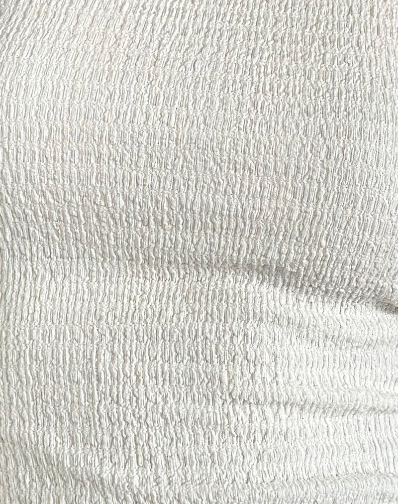 Mohala Top in Crinkle Ivory - Image 5