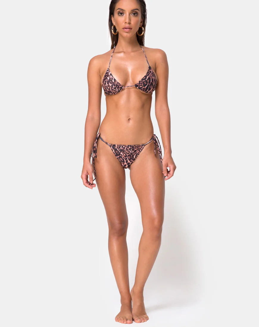Monet Bikini Top in Magic leopard - Image 3