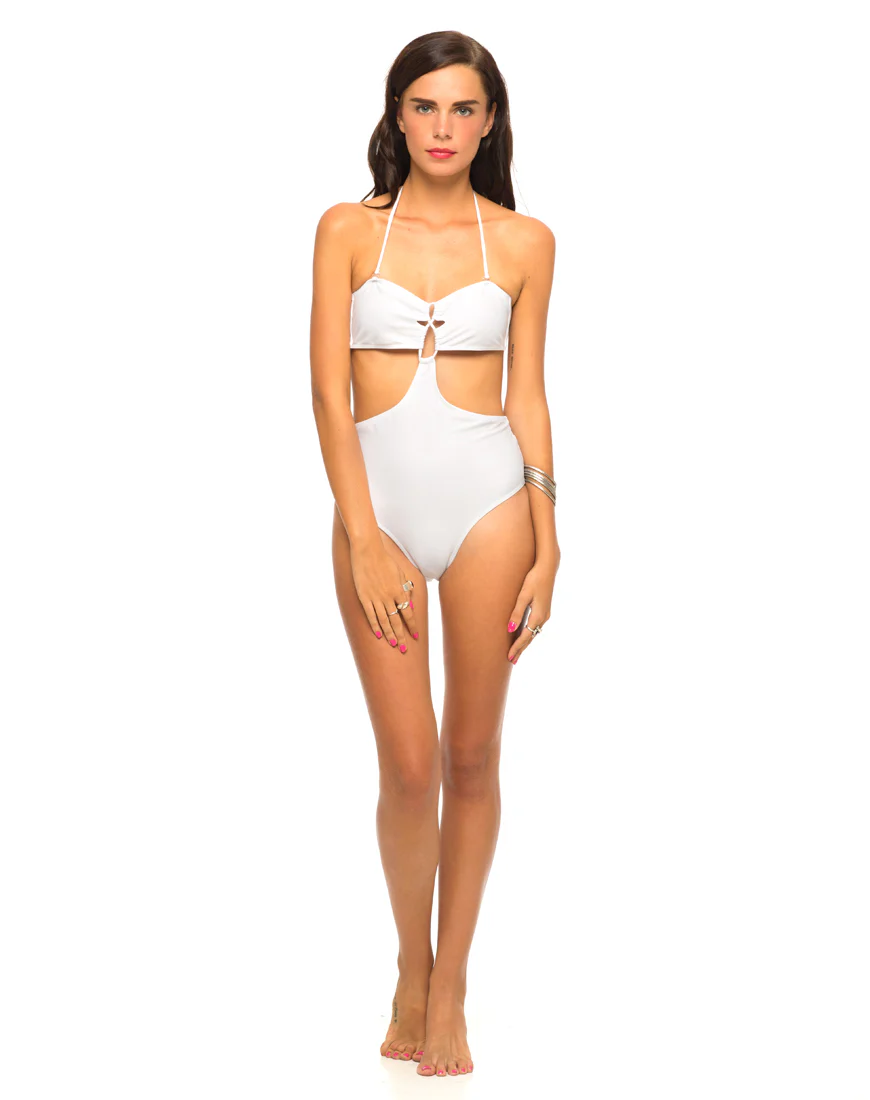 Moonbeam Swimsuit in White - Image 3
