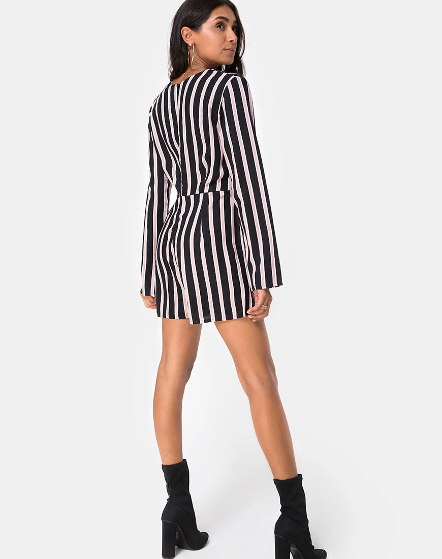 Moran Jumpsuit in Formal Stripe - Image 4