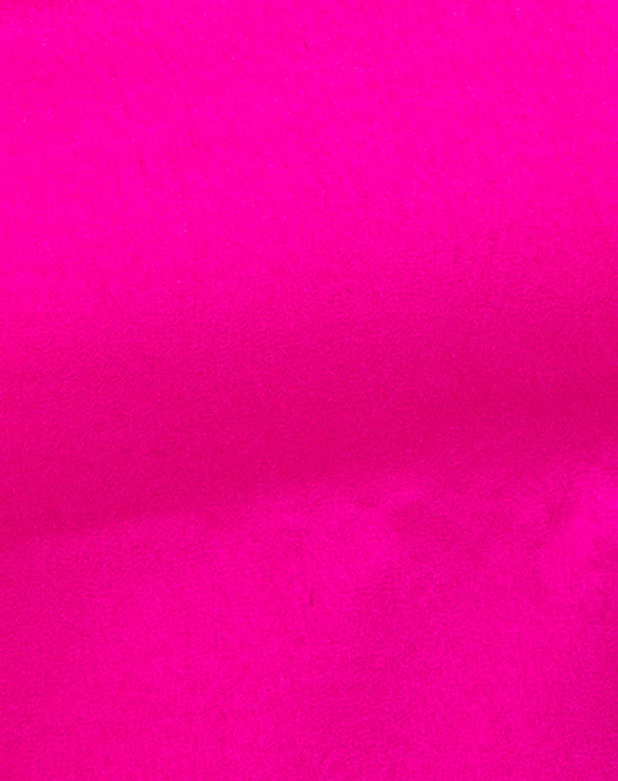 Mosley Cami Top in Fuschia Satin Pink - Image 5