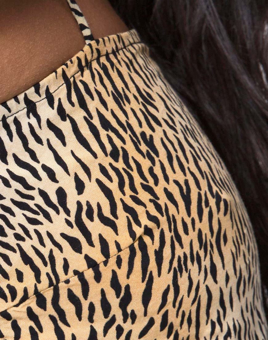 Mosley Crop Top in Mini Tiger Brown - Image 5