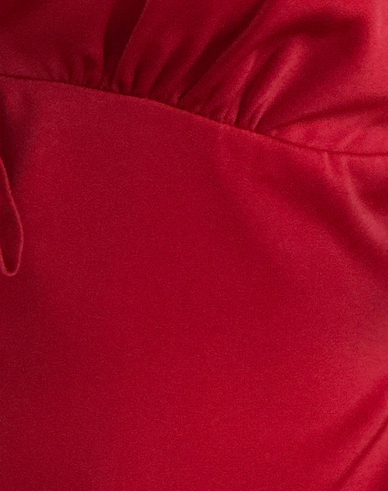 Mutsuki Top in Dark Red - Image 6
