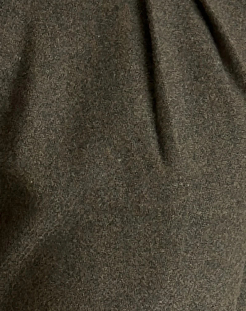 Nailaka Tailored Trouser in Dark Taupe - Image 6