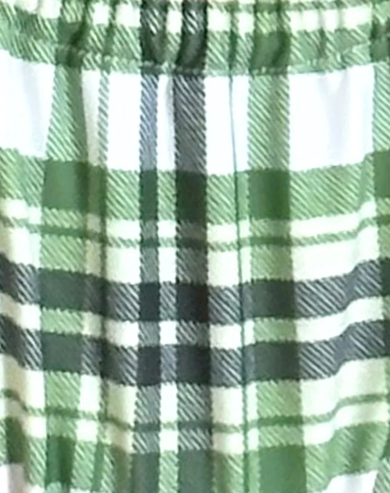 Nakeela Bikini Bottom in Green Tartan - Image 6