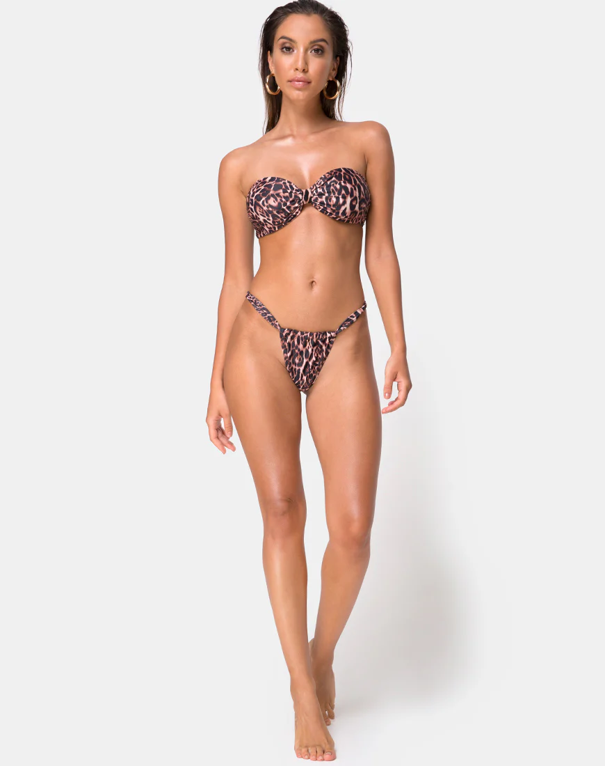 Nakeela Bikini Bottom in Magic Leopard - Image 2