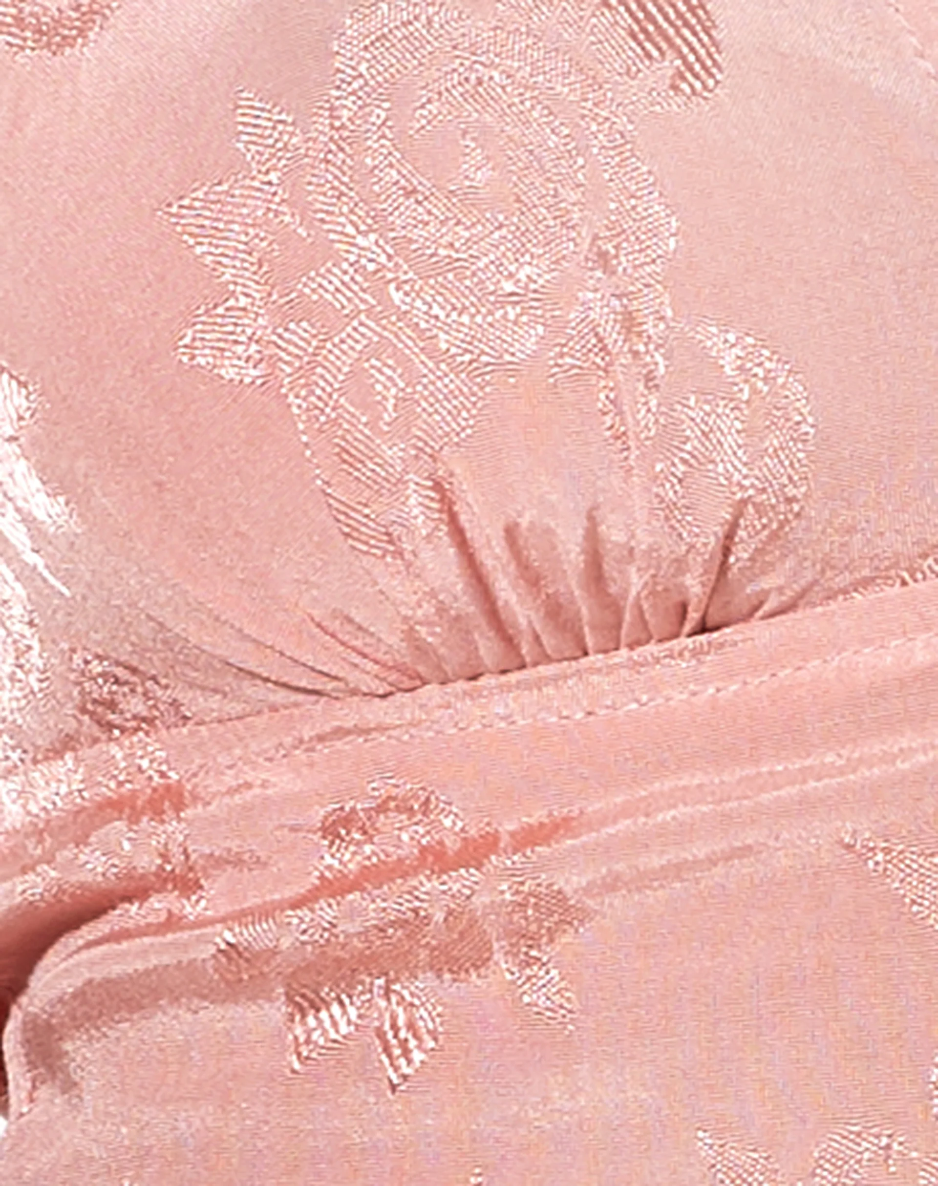 Nanda Crop Top in Satin Rose Coral Blush - Image 5