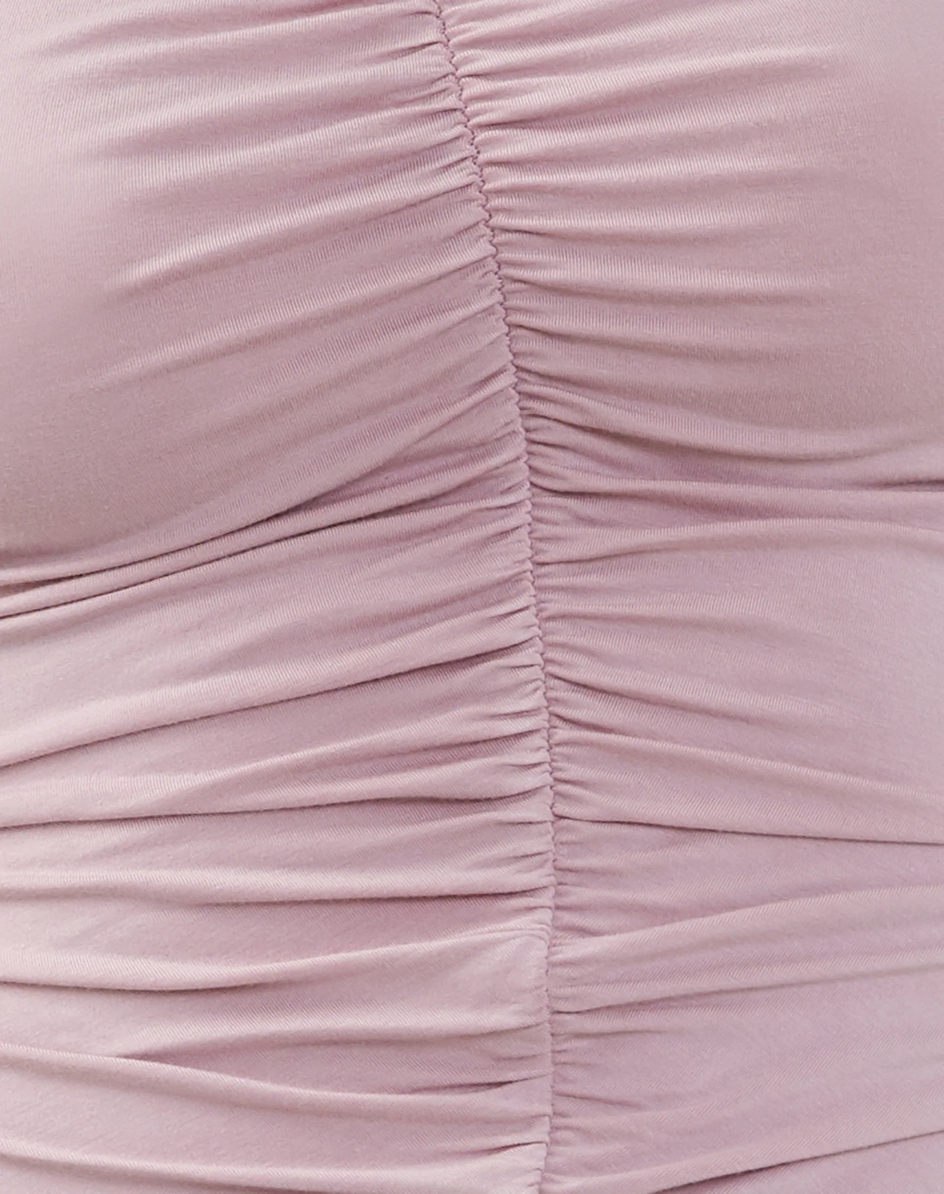 Naoko Ruched Tank Top in Dusky Pink - Image 6