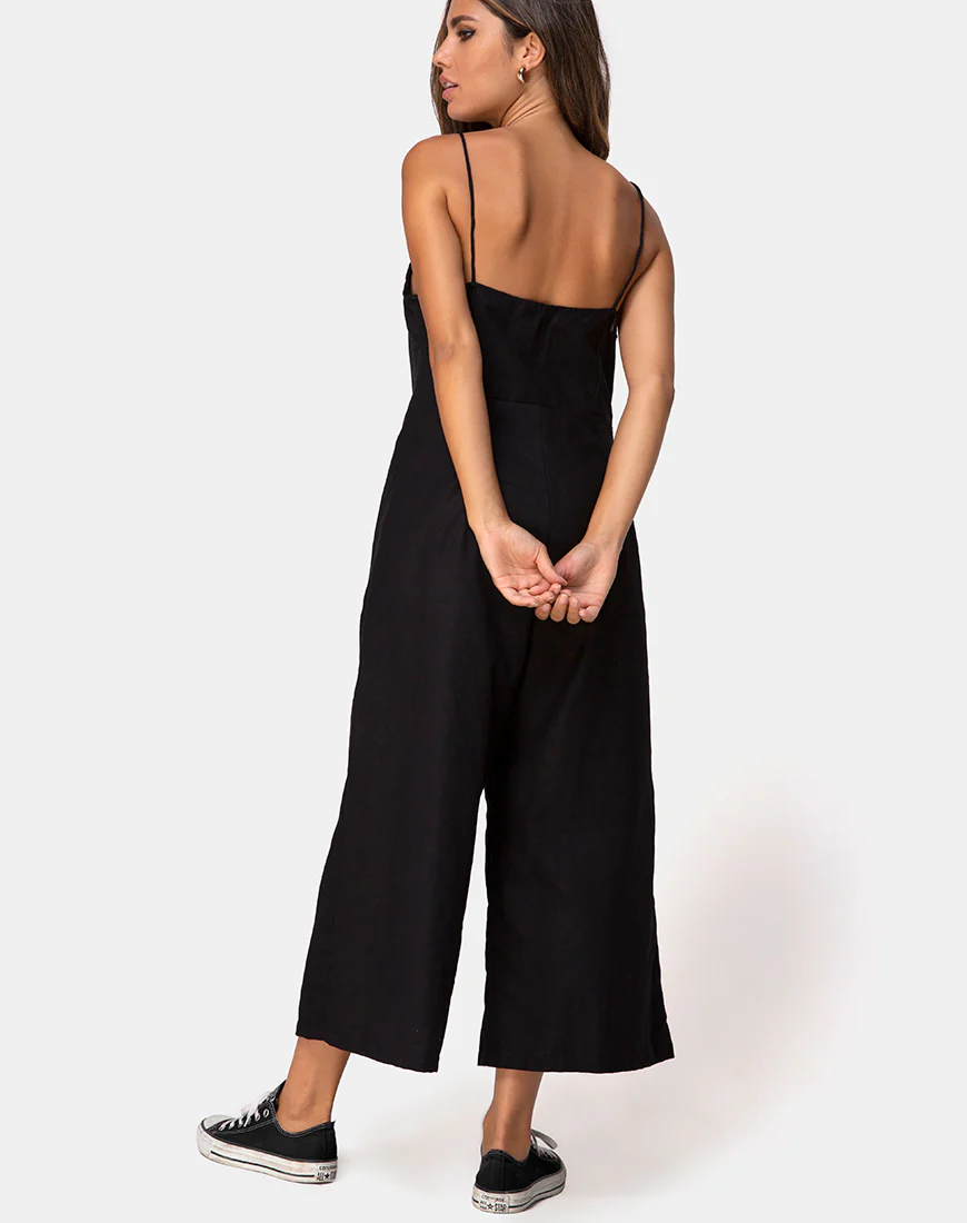 Nasa Jumpsuit in Black - Image 4