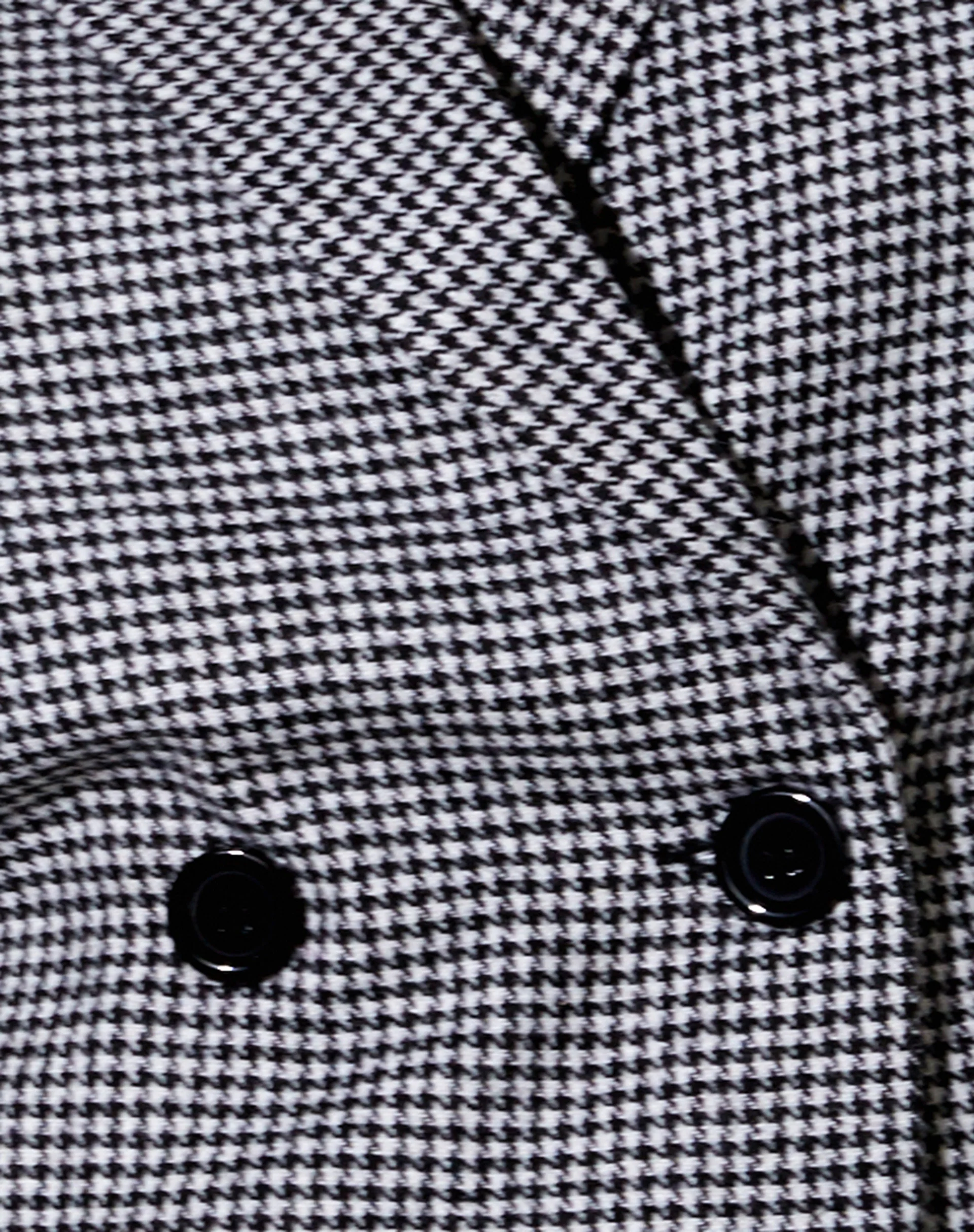 Nastia Jacket in Dogtooth Black and White - Image 6
