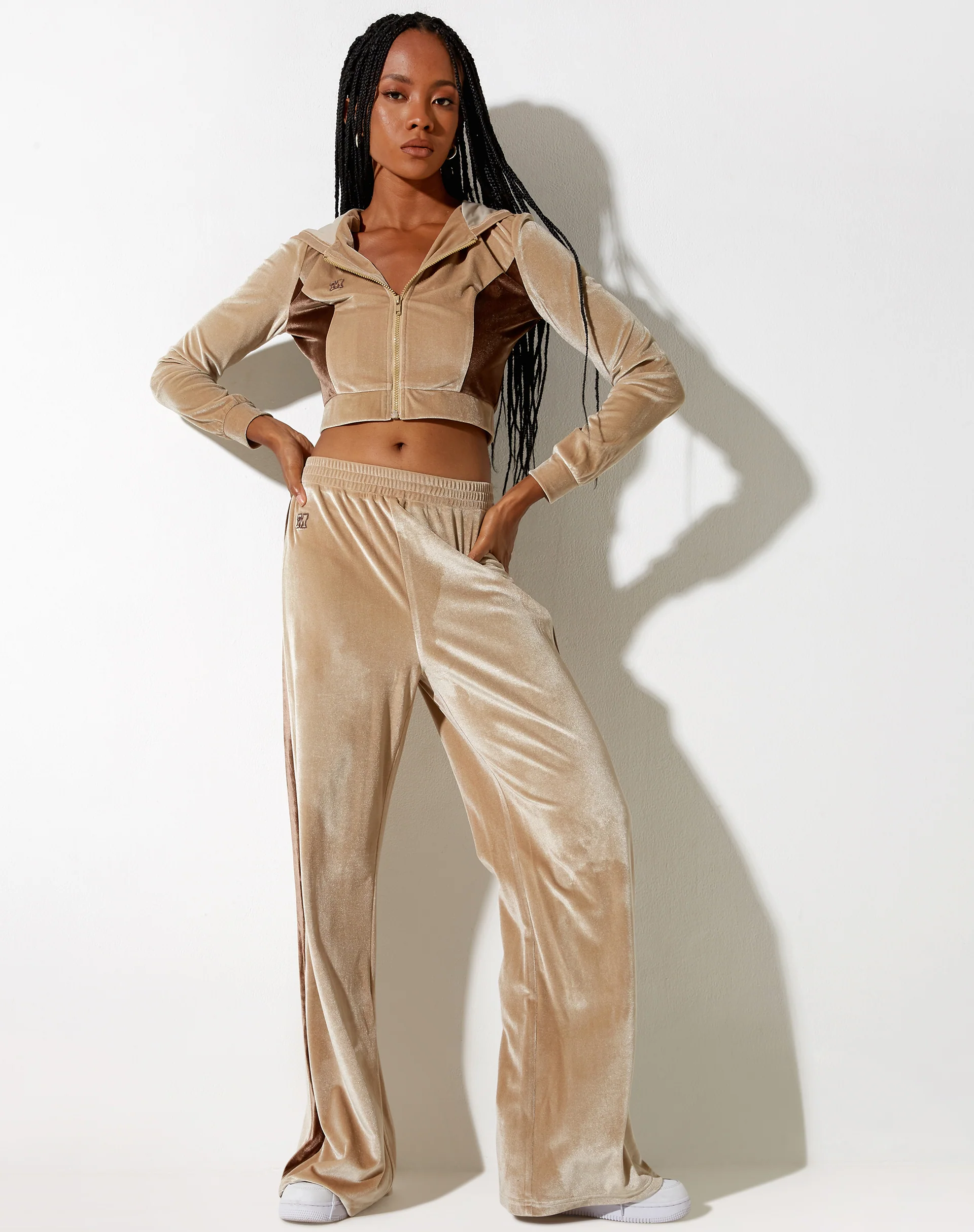 Natuna Top in Velour Champagne - Image 3