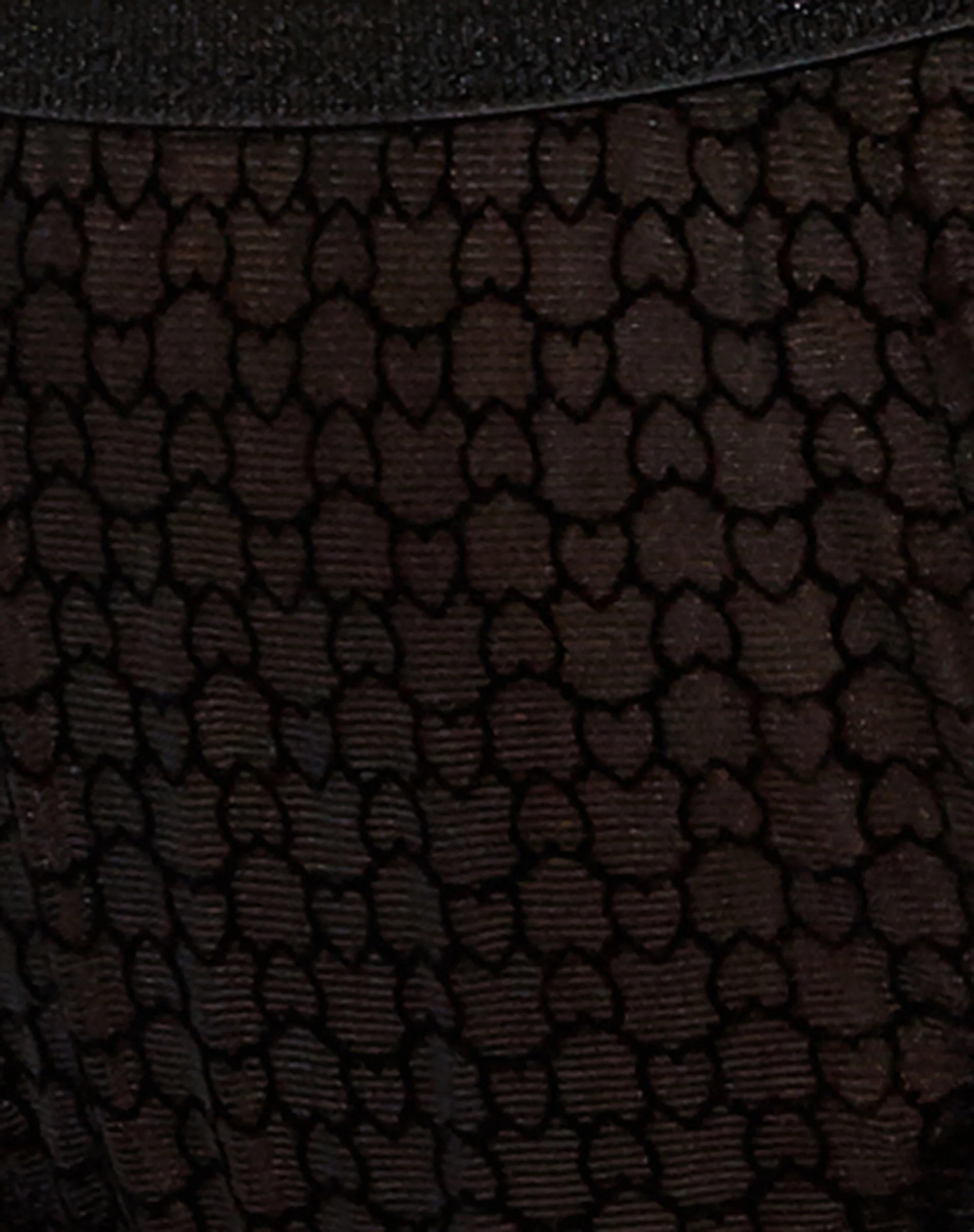 Naw Panties in Black Heart Flock - Image 7